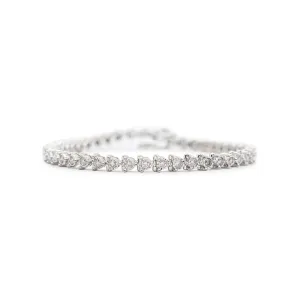 14K White Gold 1.71ct Diamond Tennis Bracelet