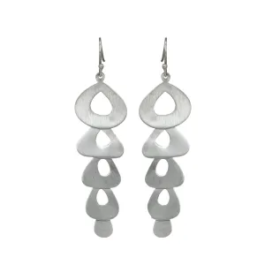 5 Tier Organic Cascade Earrings
