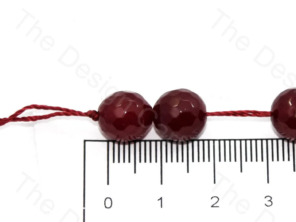 8 mm Magenta Rondelle Jade Quartz Semi Precious Stone