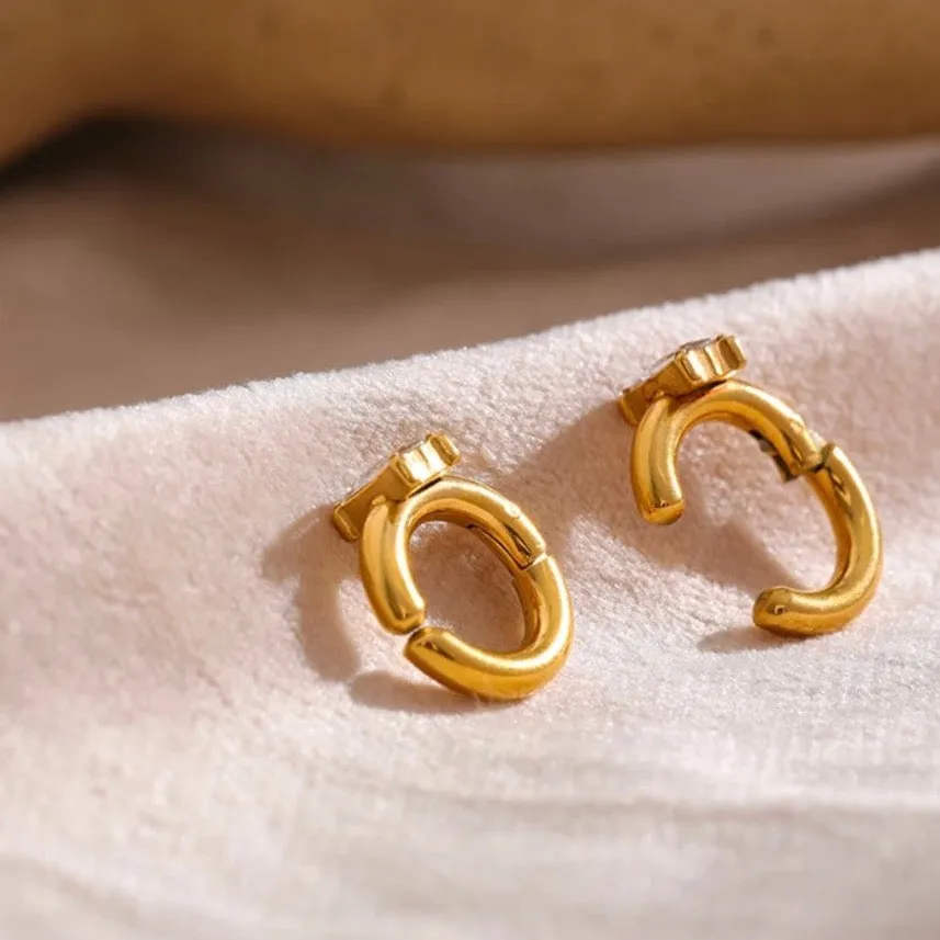 Aure Clip On Hoops