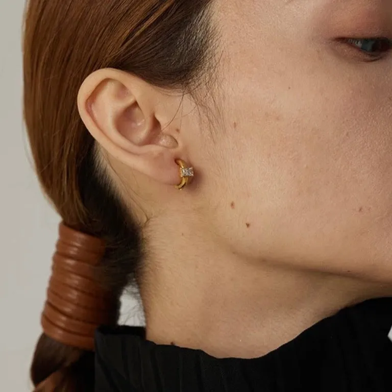 Aure Clip On Hoops
