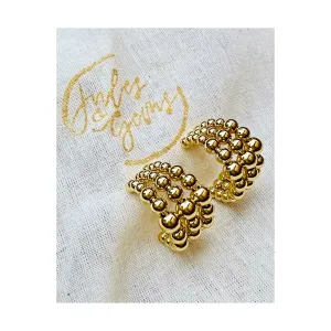 Bobble Hoop Earrings