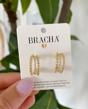 Bracha Joy Mid Hoop Earring