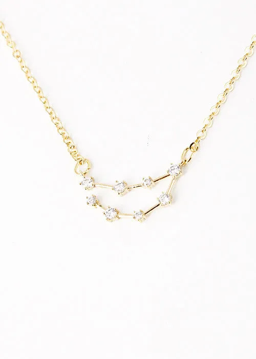 Capricorn Constellation Zodiac Necklace (Dec 23-Jan 20) - As seen in Real Simple, People Magazine & more