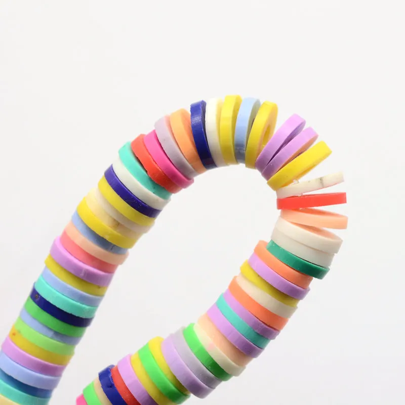 Clay Carnival Mix 3mm Beads (1 Strand)