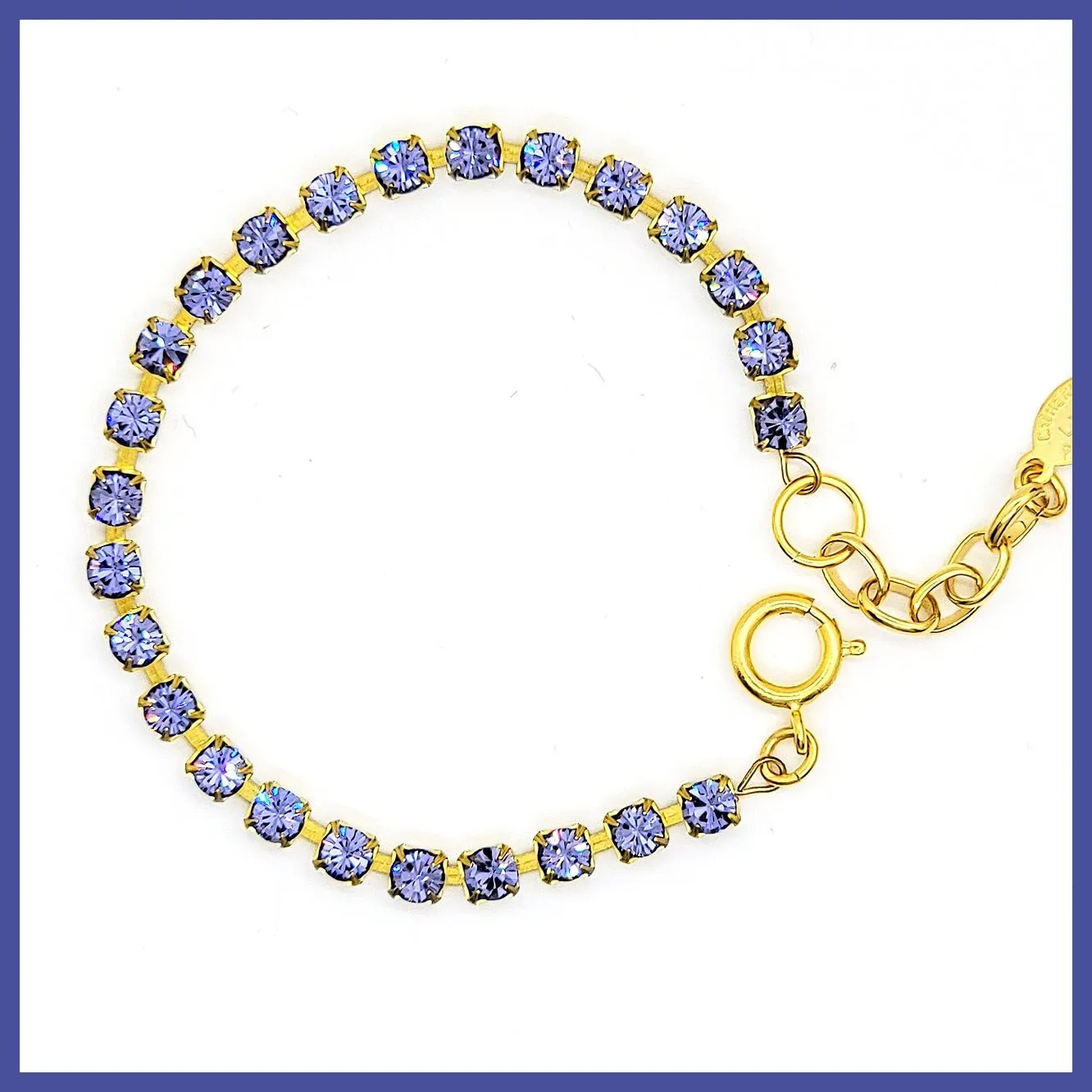Crystal "Dior" Tennis Bracelet