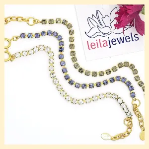 Crystal "Dior" Tennis Bracelet