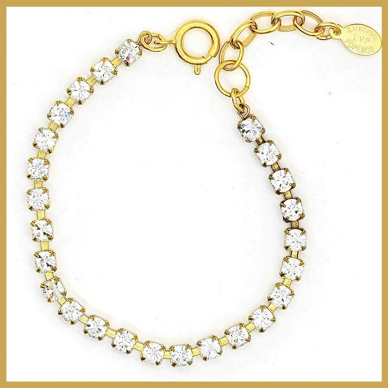 Crystal "Dior" Tennis Bracelet
