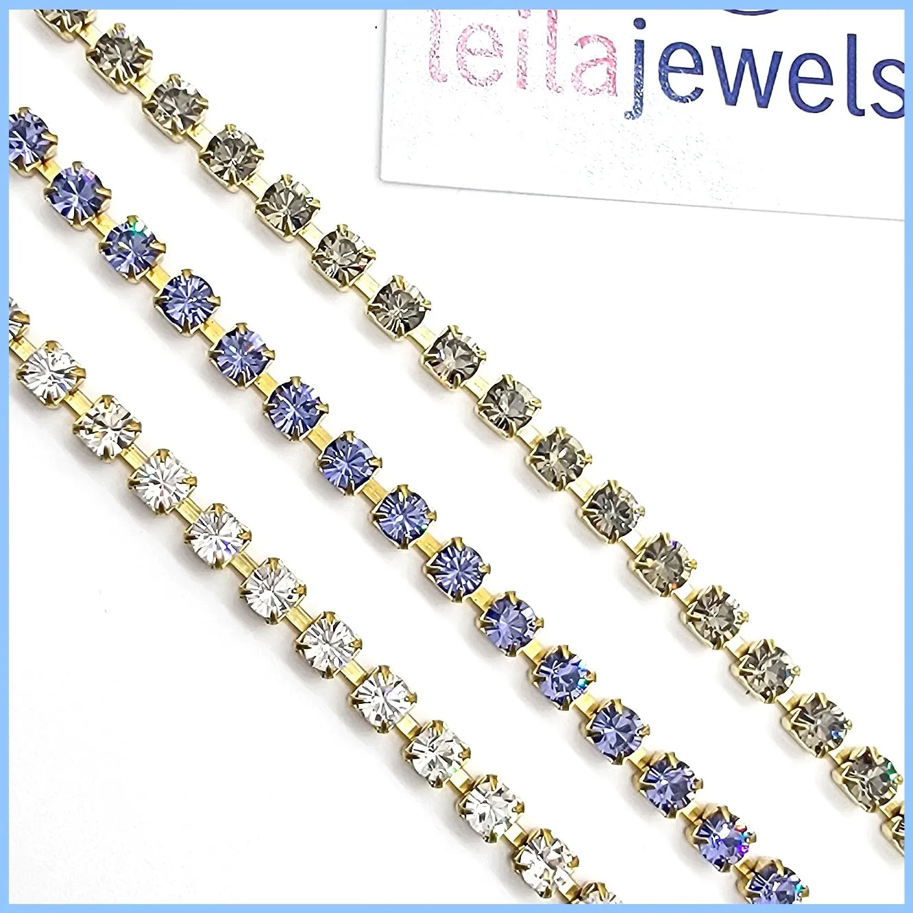 Crystal "Dior" Tennis Bracelet