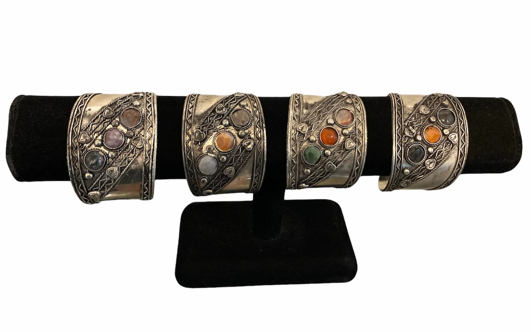 Cuff Bracelet | Boho Bracelet | Cuff with Gemstones