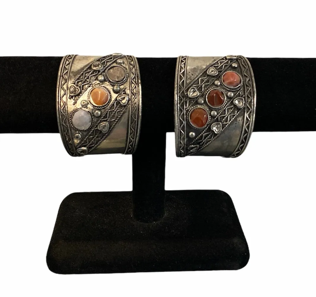 Cuff Bracelet | Boho Bracelet | Cuff with Gemstones