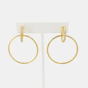 Dangling Hoop -In-A-Hoop Earrings