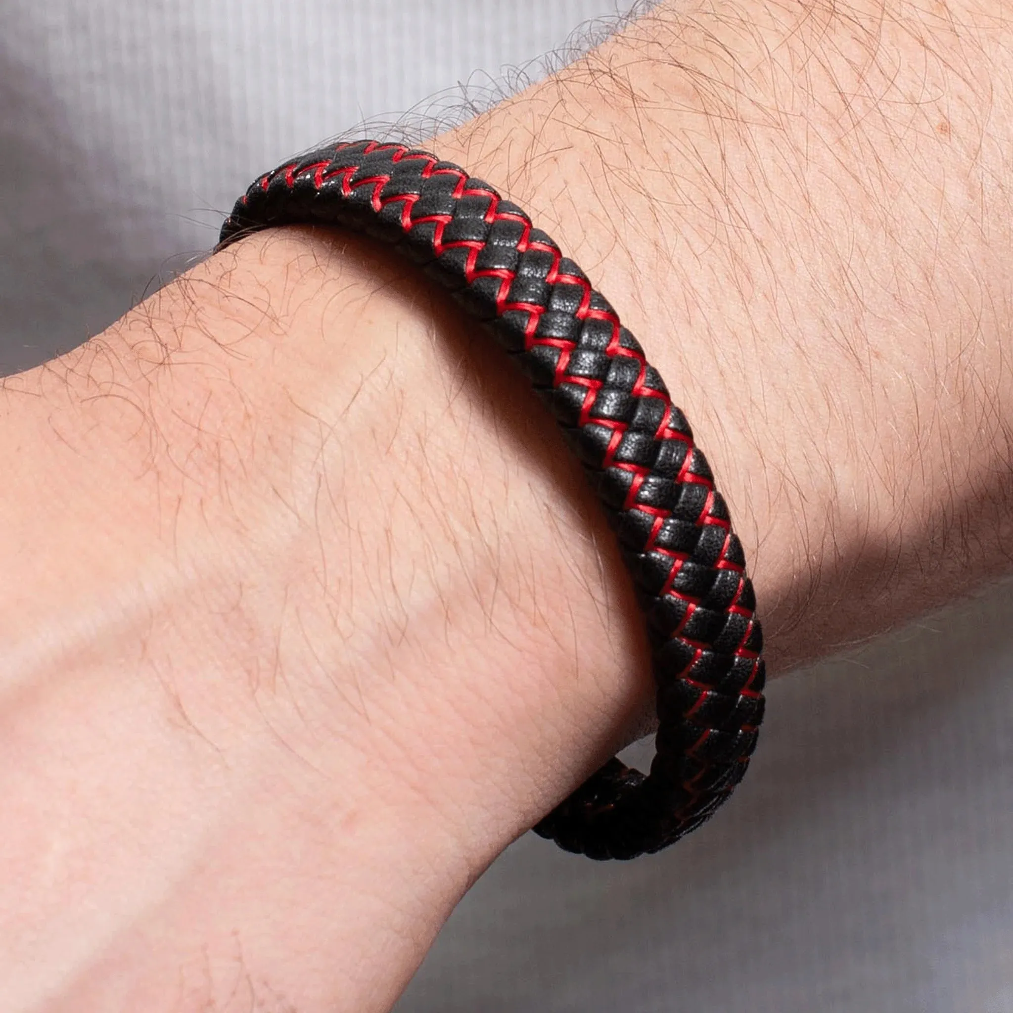 Dario Braided Leather Bracelets