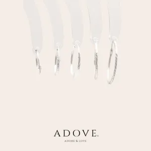 Diamond Cuts Hoop Earrings