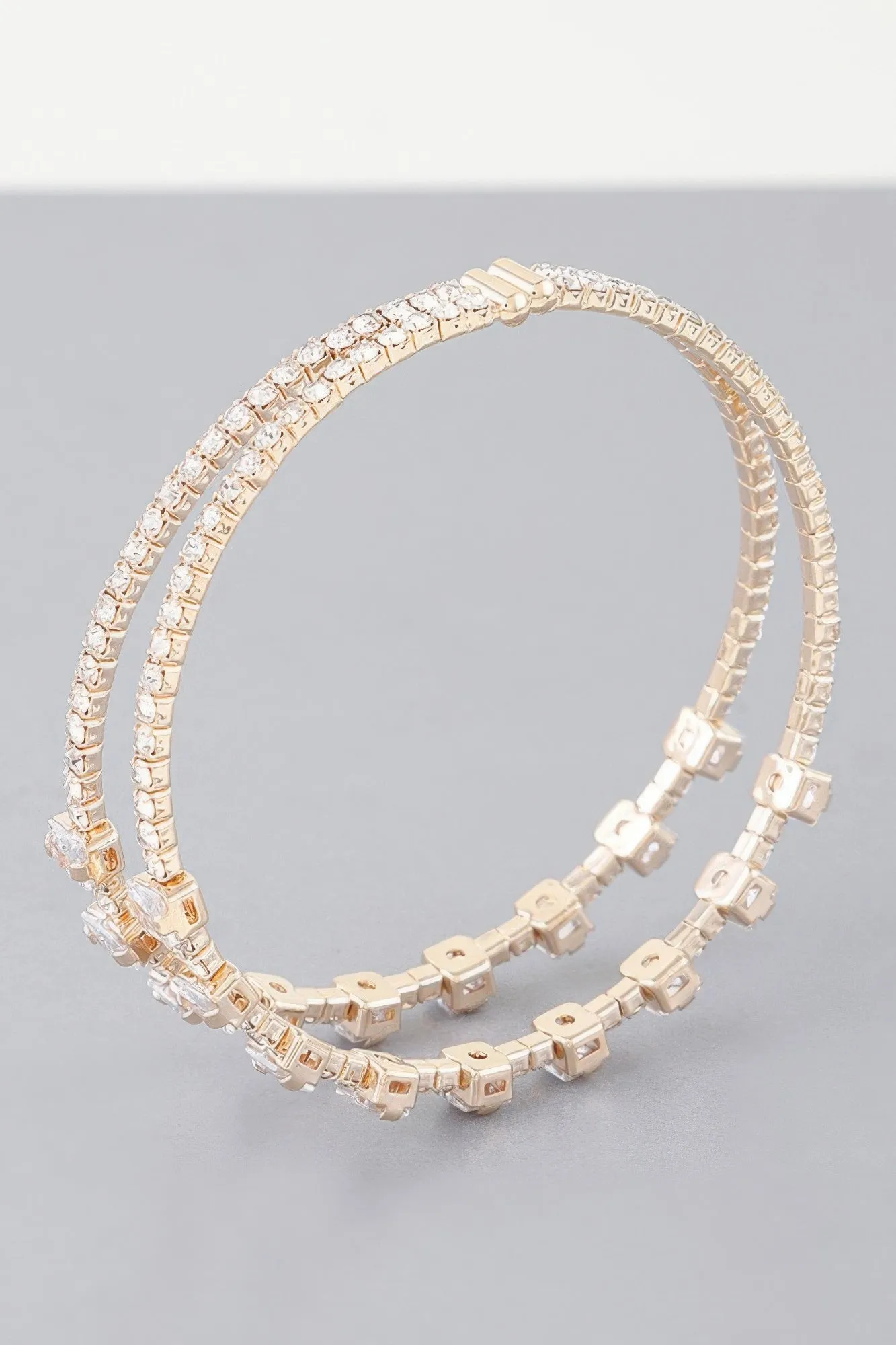 Double Cubic Zirconia Bracelet