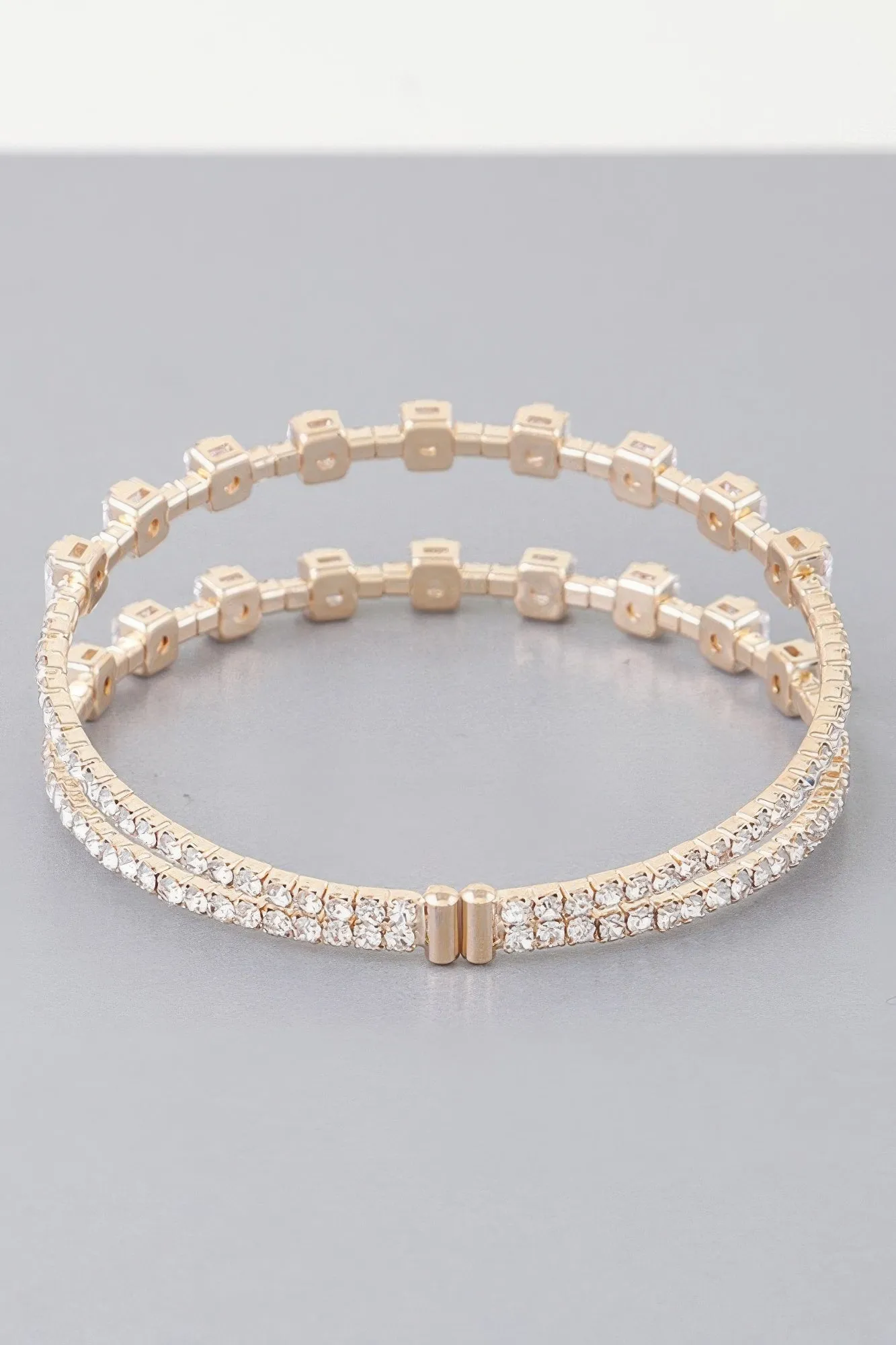 Double Cubic Zirconia Bracelet