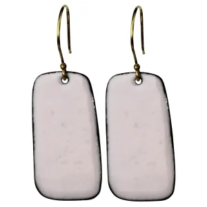 Earring - Rectangle Tab, Pink