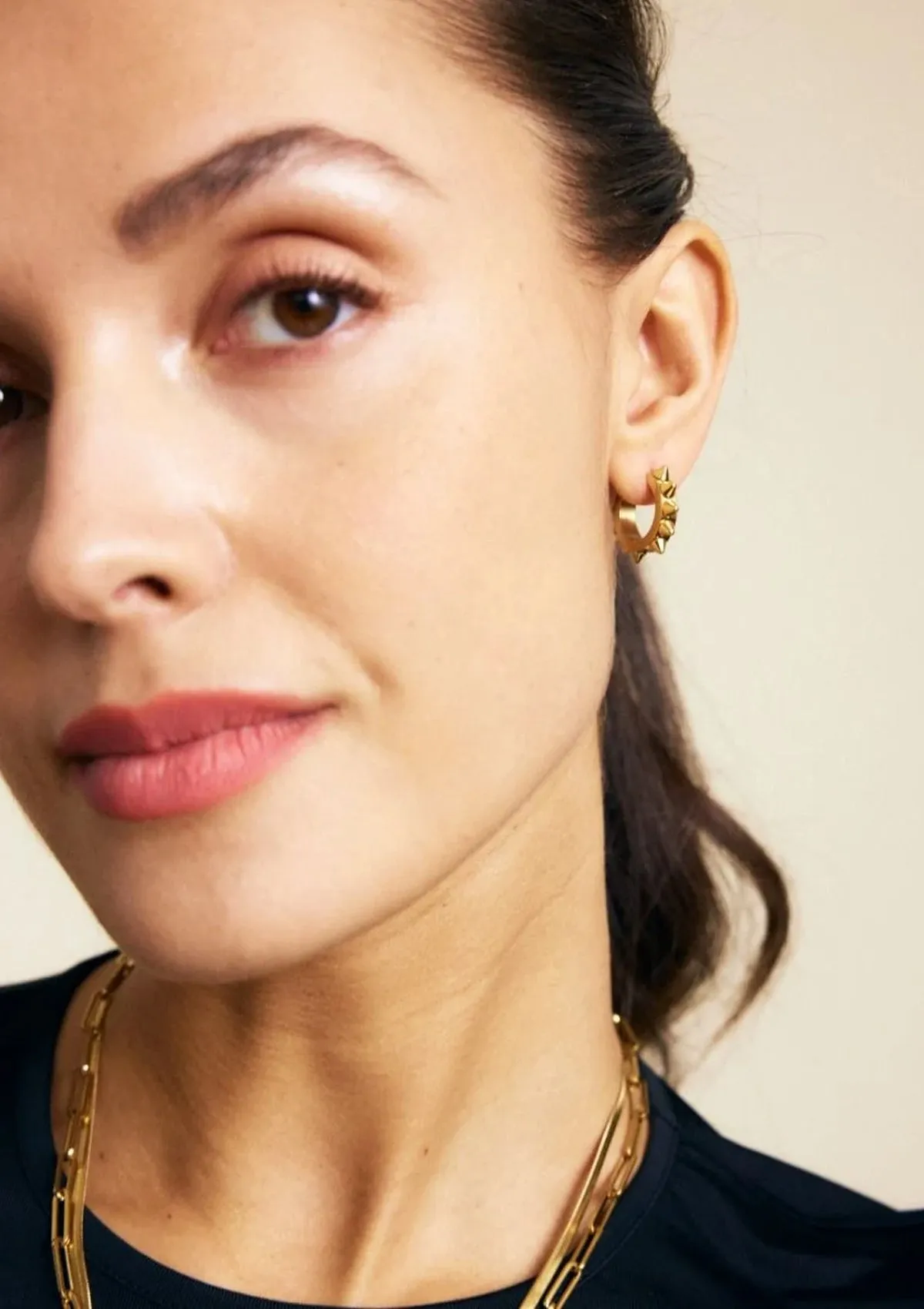 Edblad Peak Hoops Gold Large