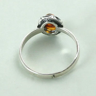 Elegant Amber Ring