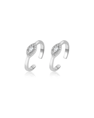 Elegant Eye Toe Ring