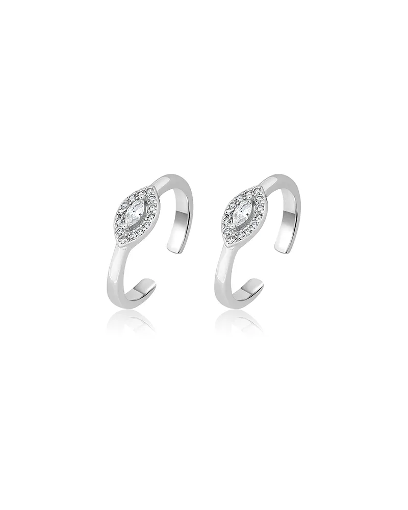Elegant Eye Toe Ring