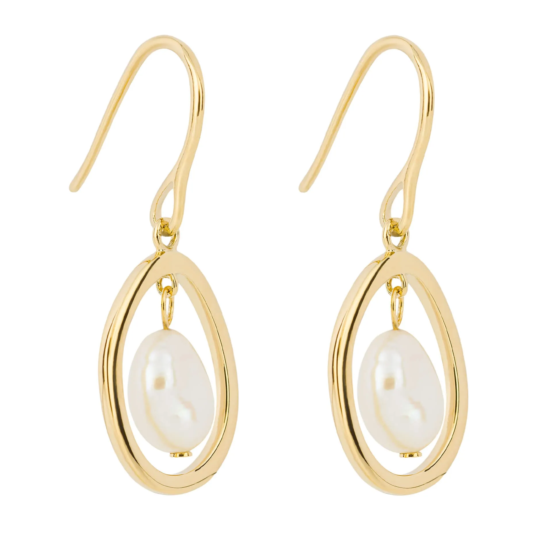 Fiorelli Gold toned drop earrings 35704