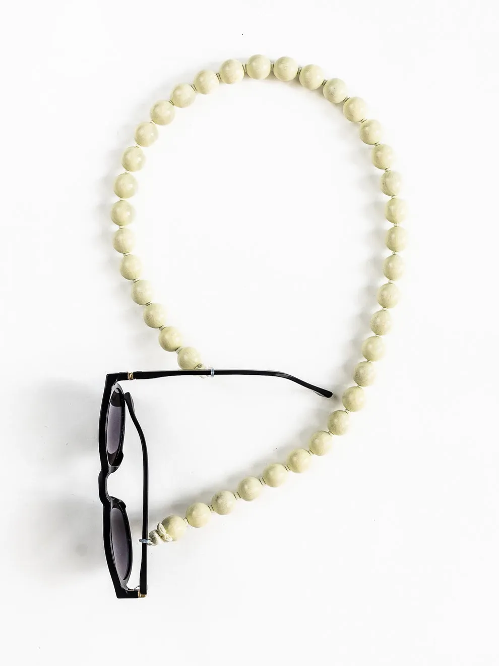 GLASSES HOLDER - BIG PERLEN - OPAL