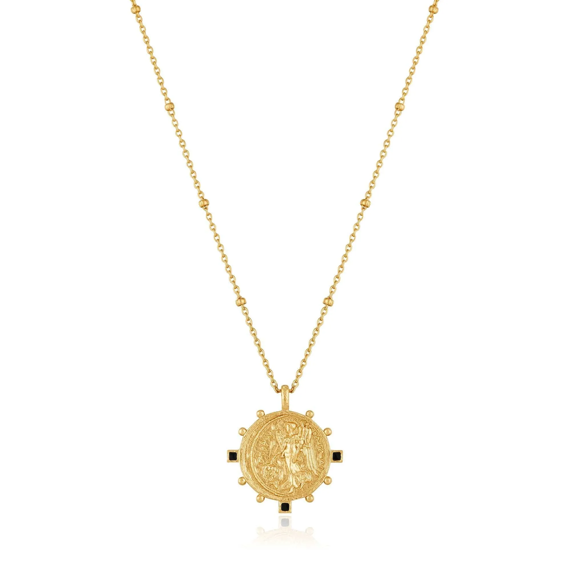 Gold Victory Goddess Necklace