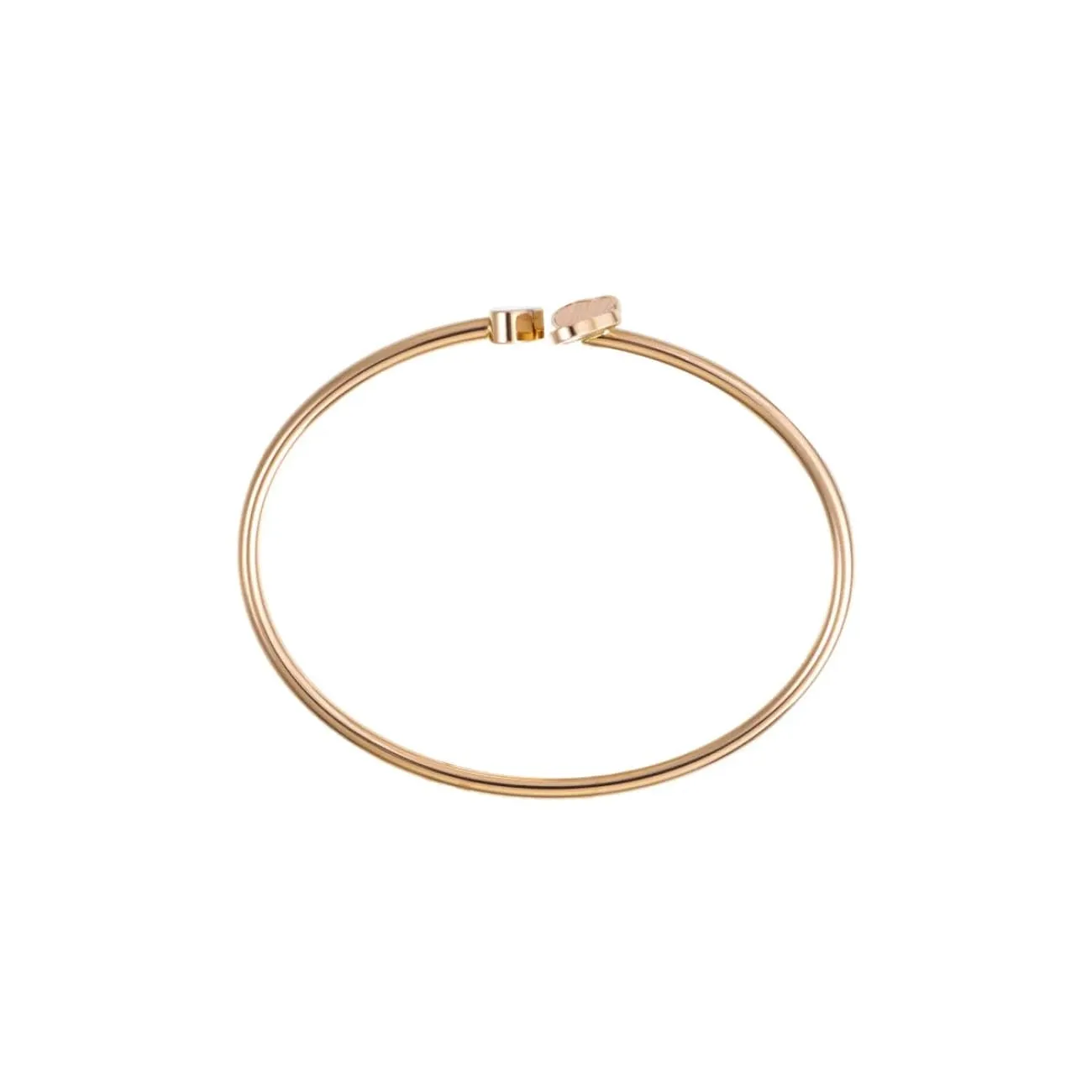 Happy Hearts Wings Ethical Rose Gold Diamond Bangle Bracelet