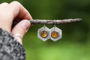 Honeybee Compass Earrings | #4