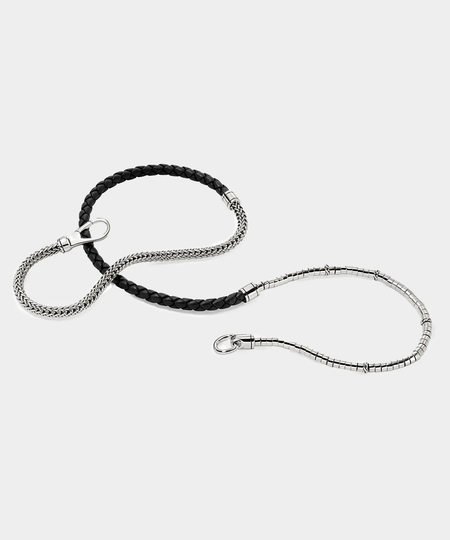 John Hardy Heishi Silver Triple Wrap Bracelet