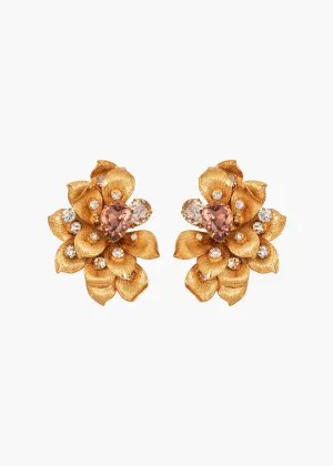 Kaleen Earrings -- Rose