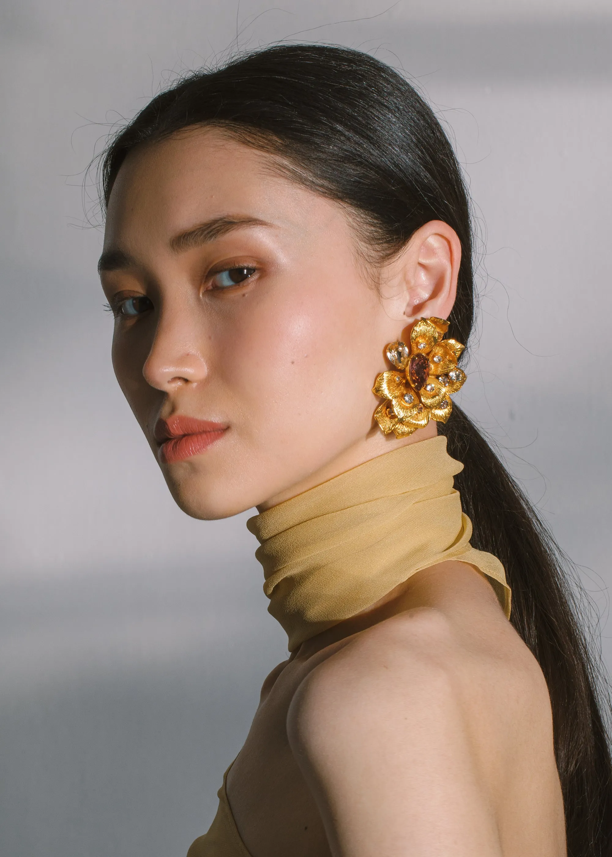 Kaleen Earrings -- Rose
