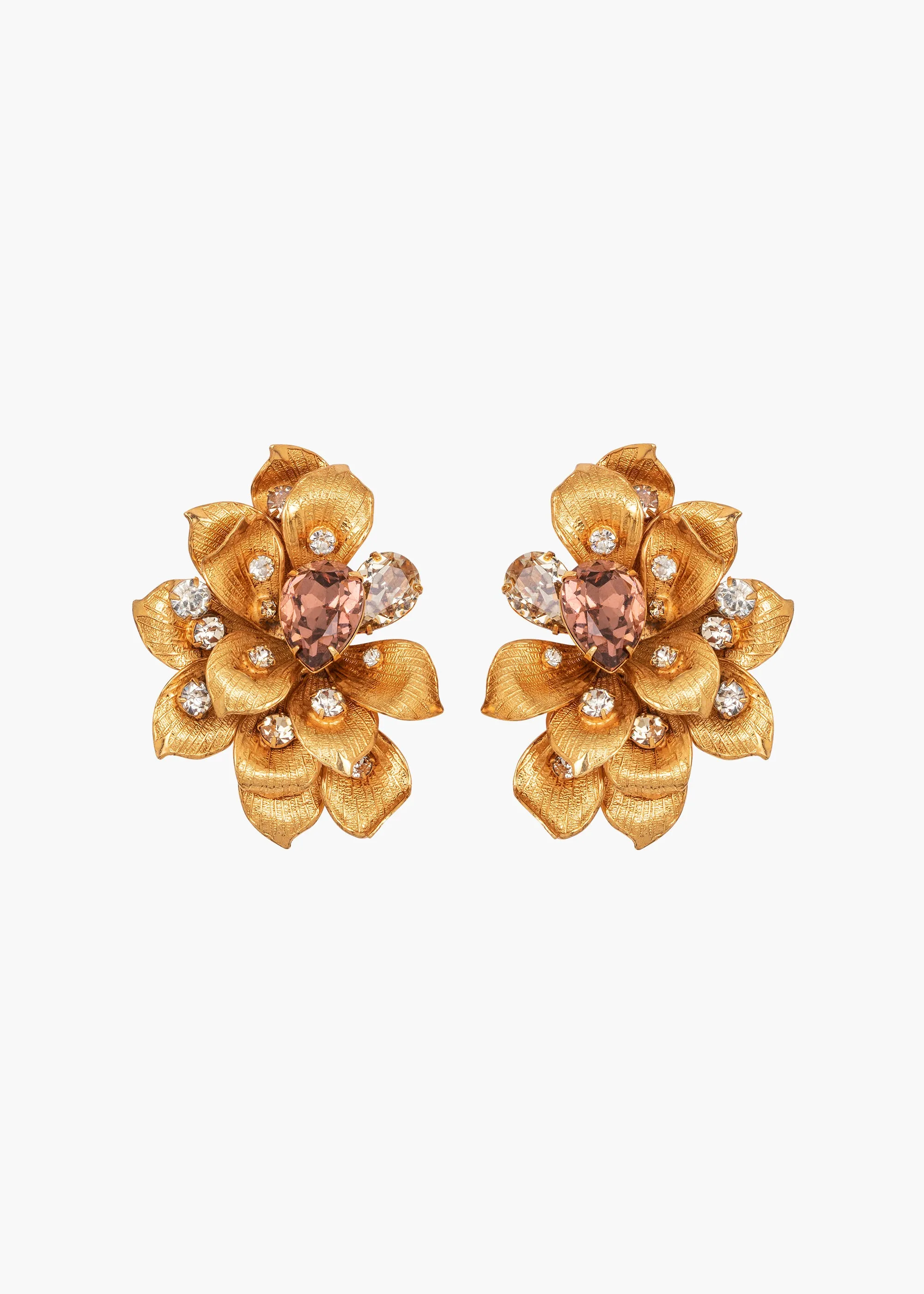 Kaleen Earrings -- Rose