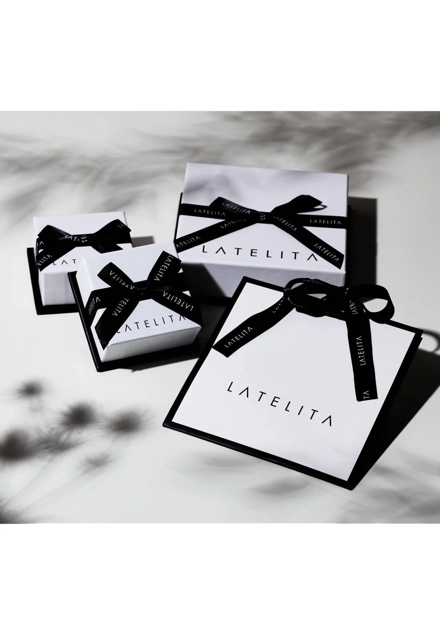 Latelita London Vortex Teardrop Earring Gold