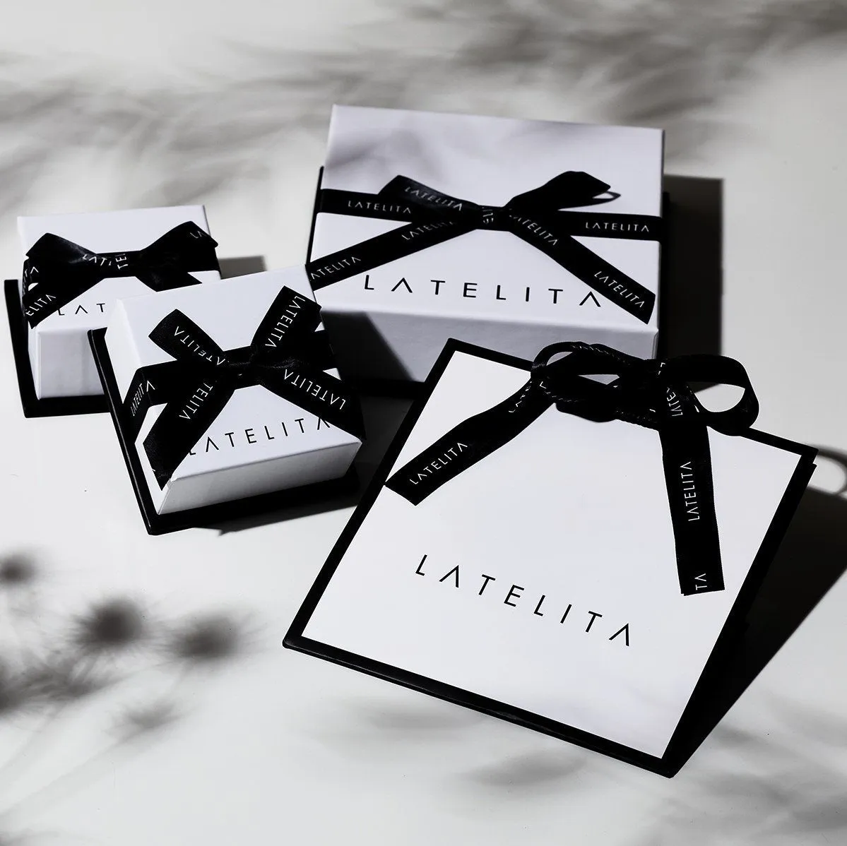 Latelita London Vortex Teardrop Earring Gold