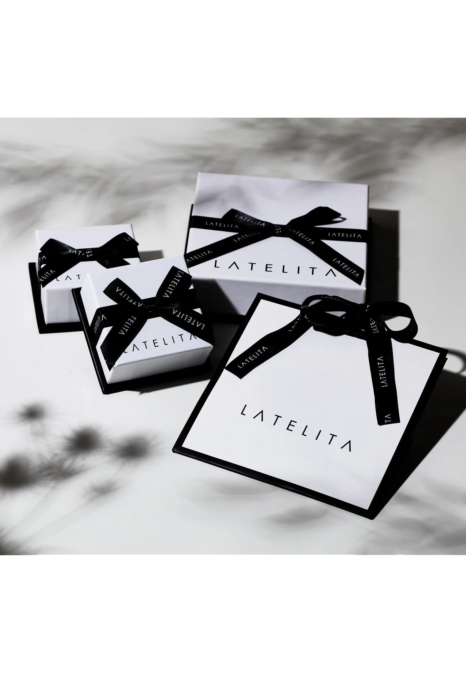 Latelita London Vortex Teardrop Earring Gold