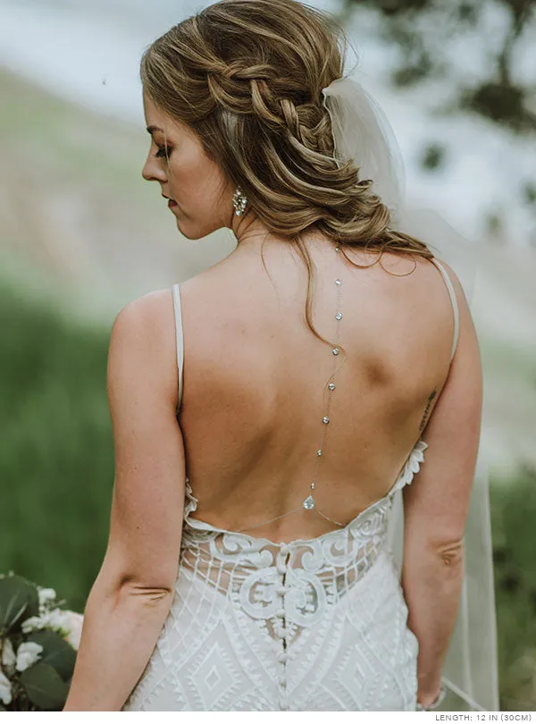 Margaux CZ Back Pendant Necklace