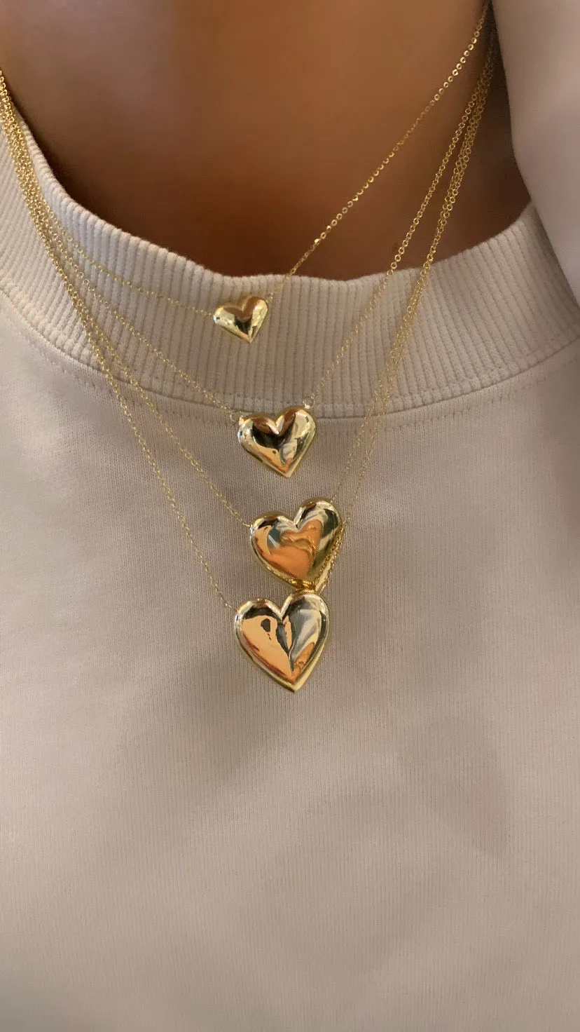 Mary Heart Necklace