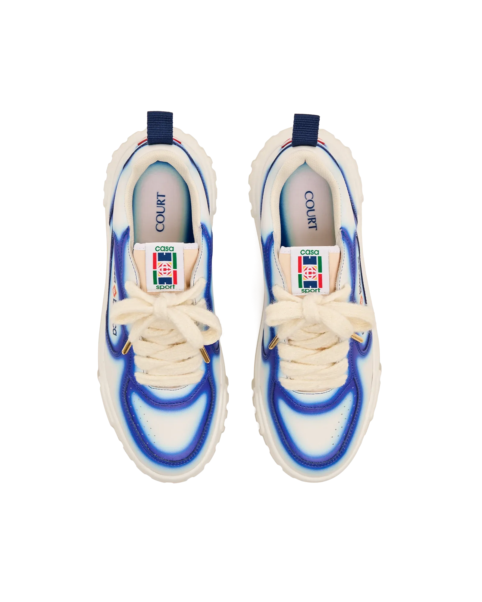 Men's Court Blue Fade Sneaker