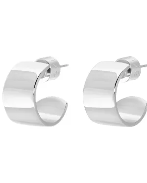 Mini .5" Skylar Hoops Silver | Silver