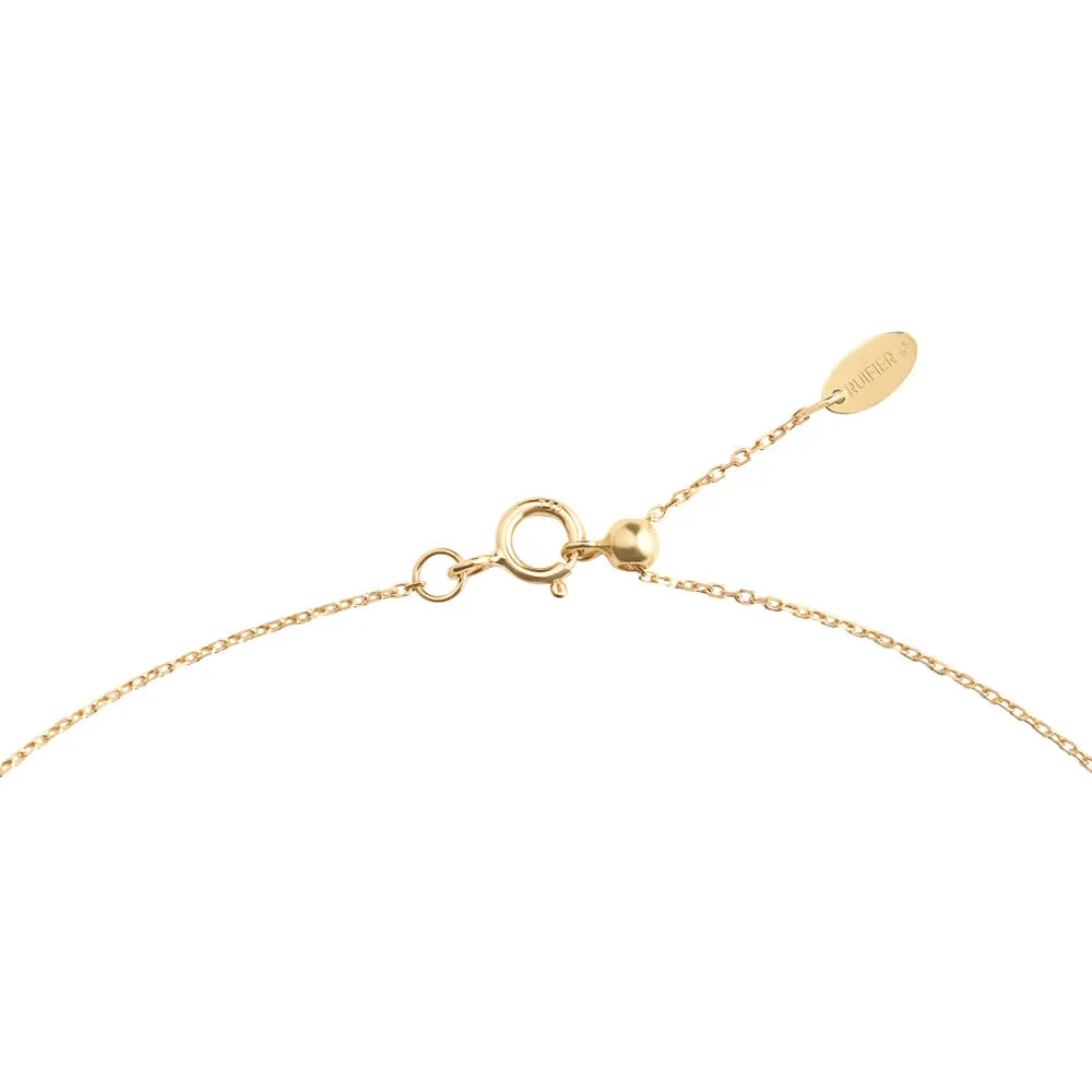 Modern Words Fine Double Heart Bracelet