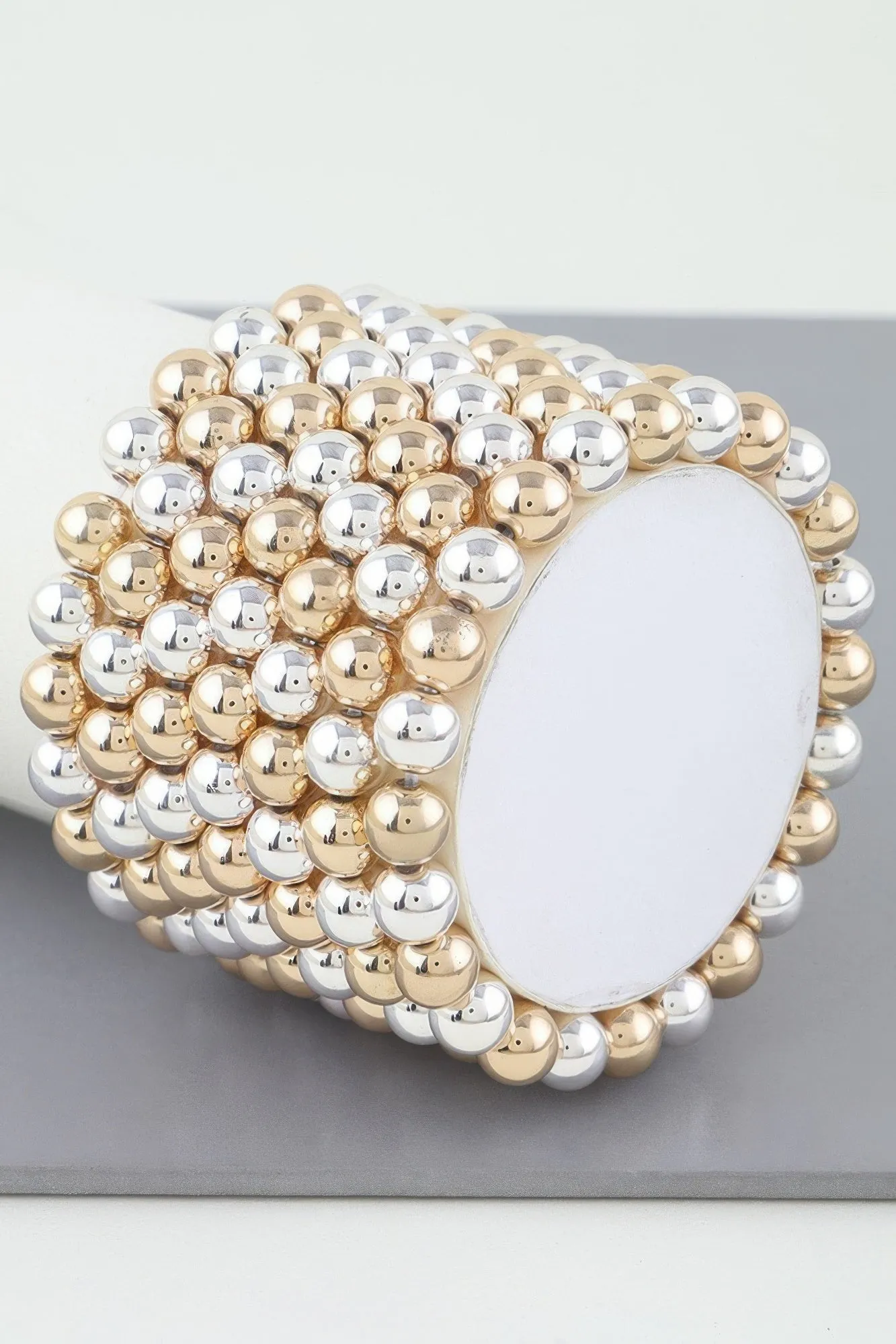 Multi Beaded Cuff Bracelet