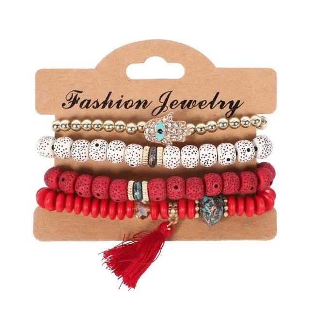 Multi-layer Candy-Color Boho Bracelets