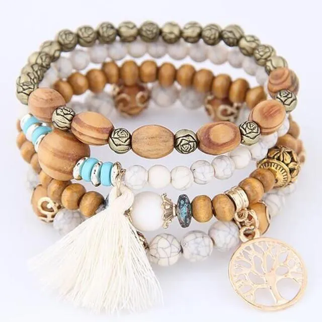Multi-layer Candy-Color Boho Bracelets