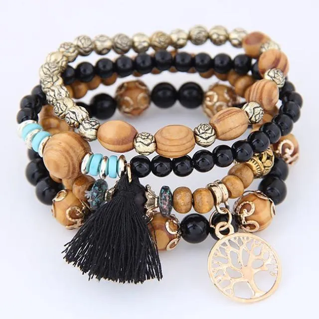 Multi-layer Candy-Color Boho Bracelets