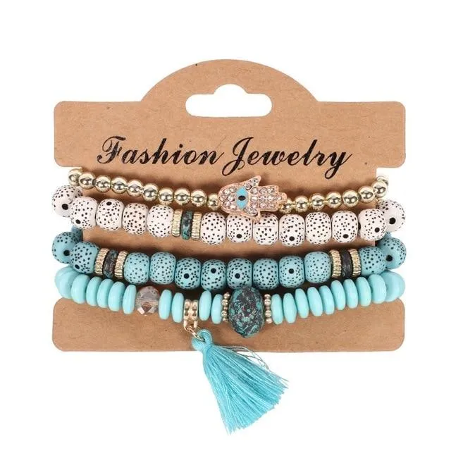 Multi-layer Candy-Color Boho Bracelets