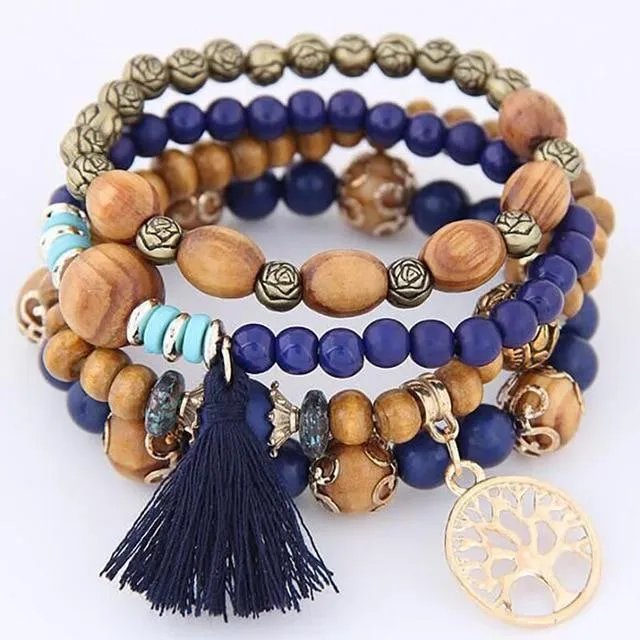 Multi-layer Candy-Color Boho Bracelets