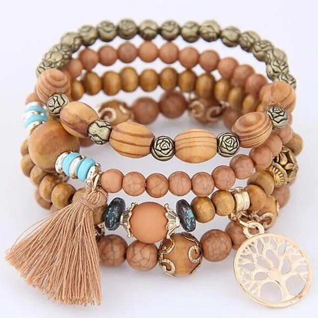 Multi-layer Candy-Color Boho Bracelets