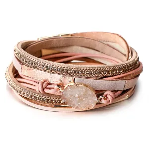 Multilayer Genuine Leather Bracelets for Women